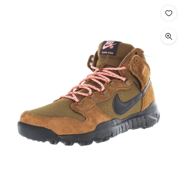 Nike Other - Nike Men's Sb Dunk Hi Military Brown / Black High-Top Skateboarding Shoe